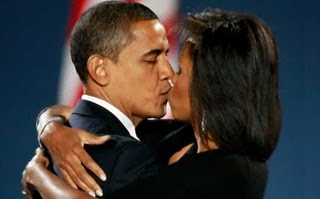 Barack Obama with Wife Pi photo